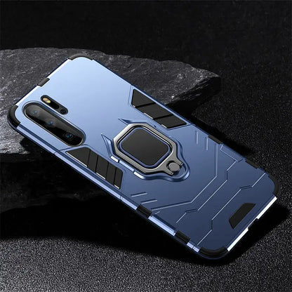 Schutzhülle für Huawei Panzer Design (Drehbarer Ringhalter)