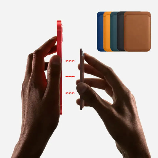Magnetische Wallet Kartentasche für iPhone
