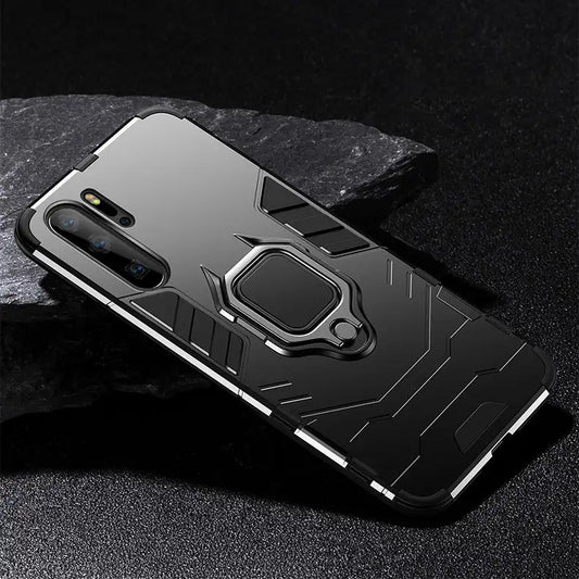 Schutzhülle für Huawei Panzer Design (Drehbarer Ringhalter)