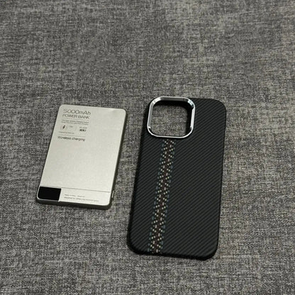 Magnetische Schutzhülle mit Carbonfaser-Textur – Ultradünnes, robustes Design