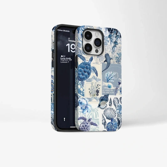 Kreative iPhone-Schutzhülle – Meeresmotiv