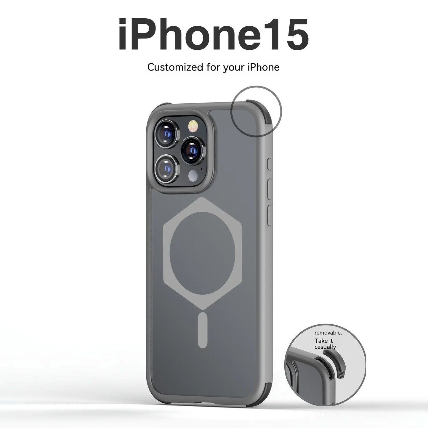 Militär - Schutzhülle für iPhone 15 (Pro,Pro Max)
